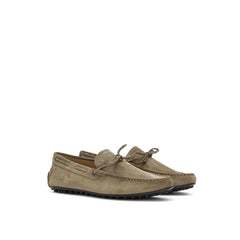 Tod’s Beige Suede Leather Moccassin - 7.5 - Flats