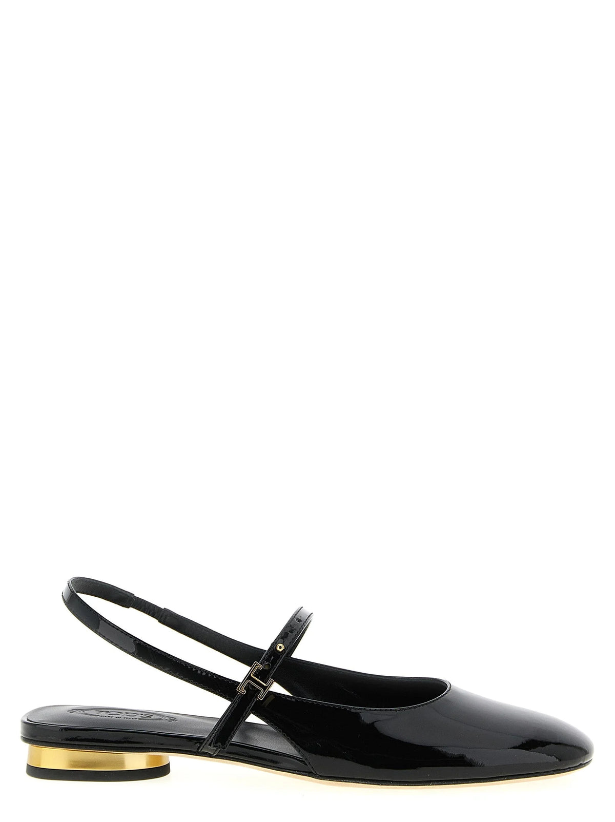 Tod’s Black Calfskin Ballet Flats