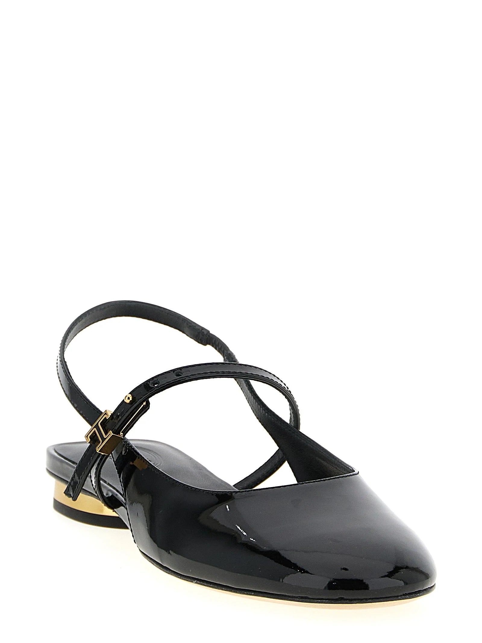 Tod’s Black Calfskin Ballet Flats