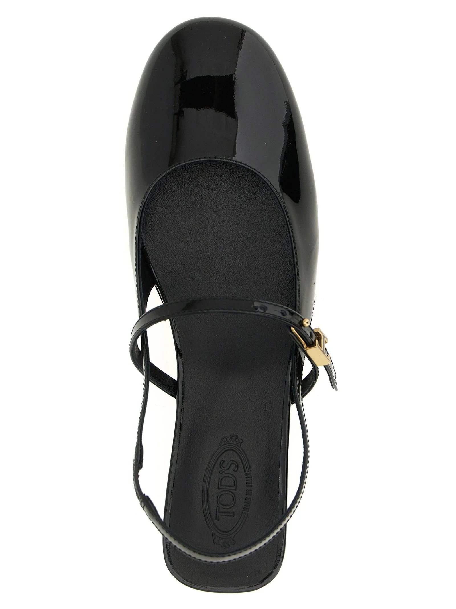Tod’s Black Calfskin Ballet Flats