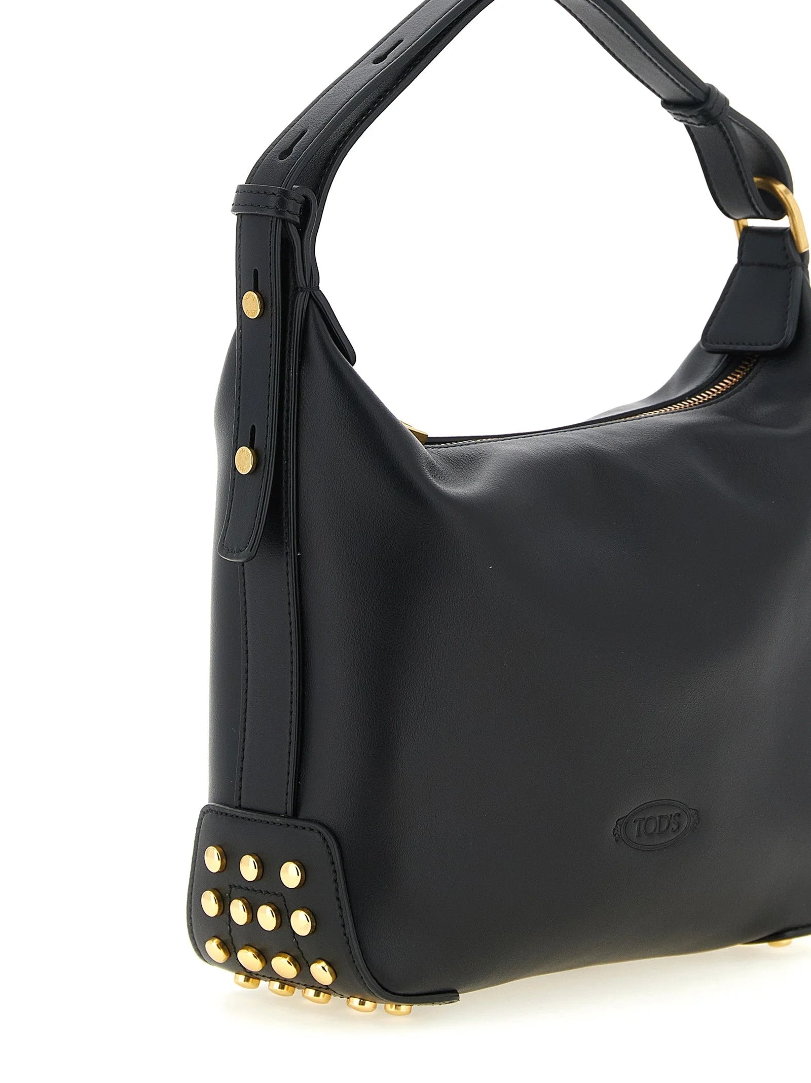 Tod’s Black Calfskin Shoulder Bag