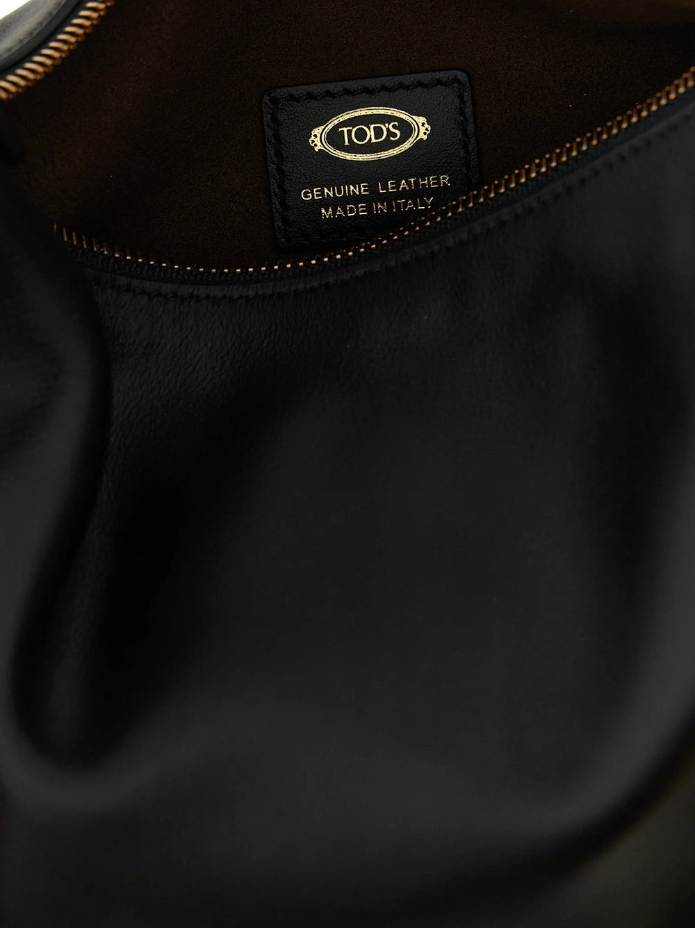 Tod’s Black Calfskin Shoulder Bag