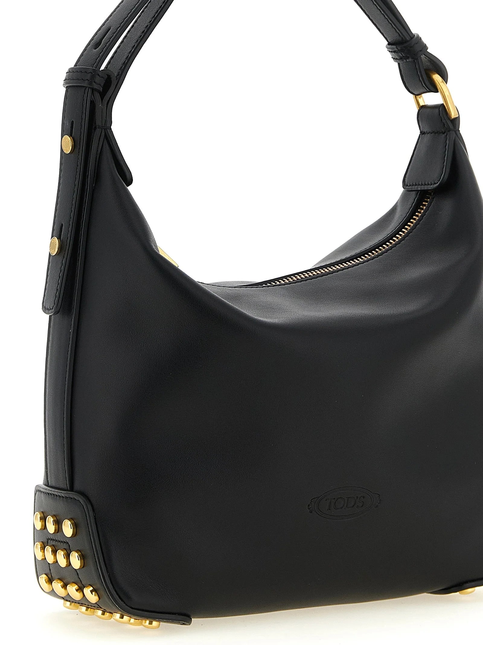 Tod’s Black Calfskin Shoulder Bag