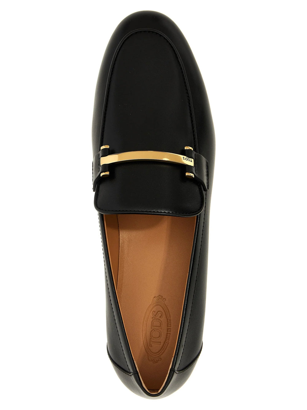 Tod’s Sorte Kalveskinds Slip-On Loafers