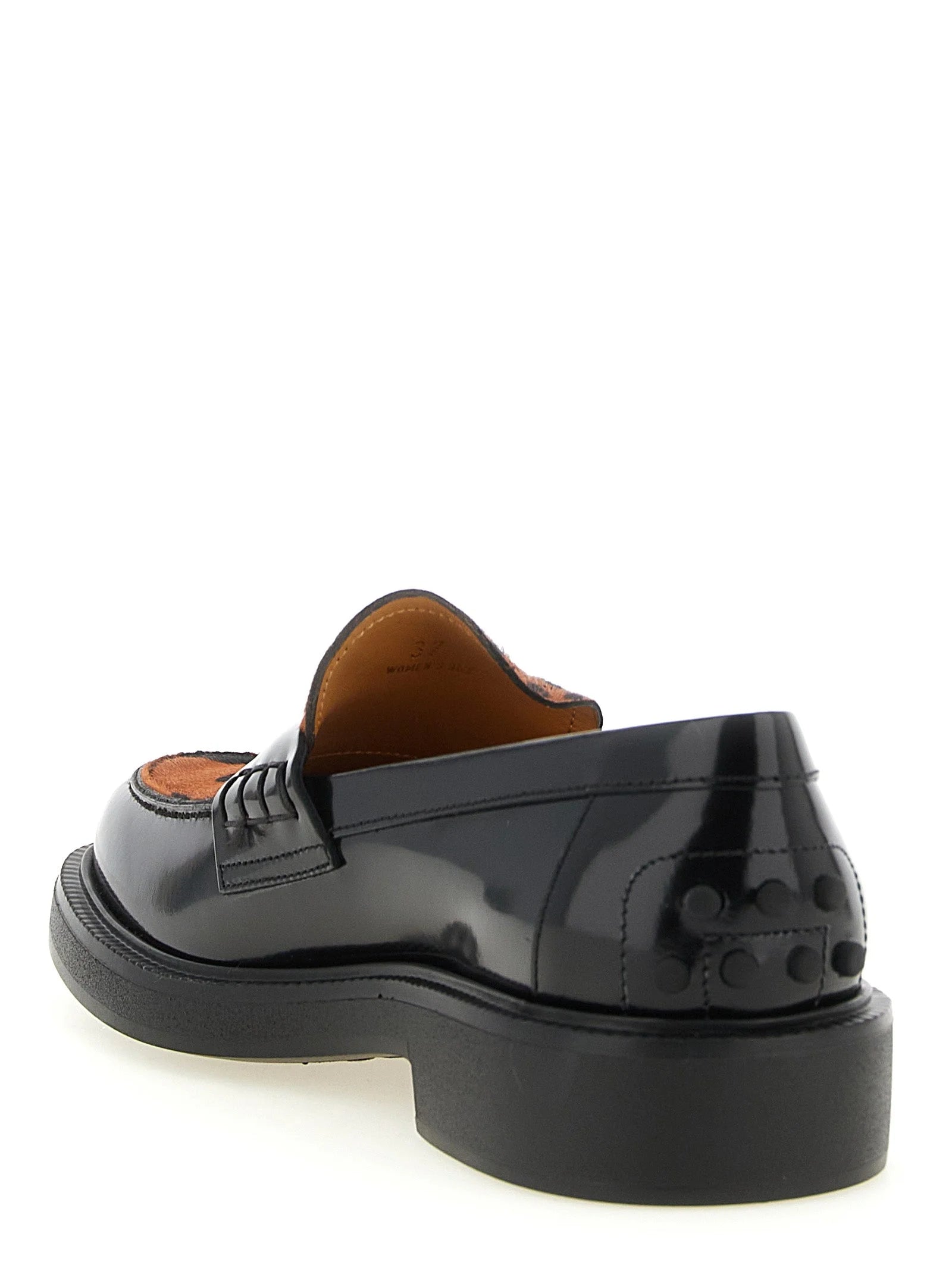 Tod’s Black Calfskin Slip-On Loafers - EU37/US7