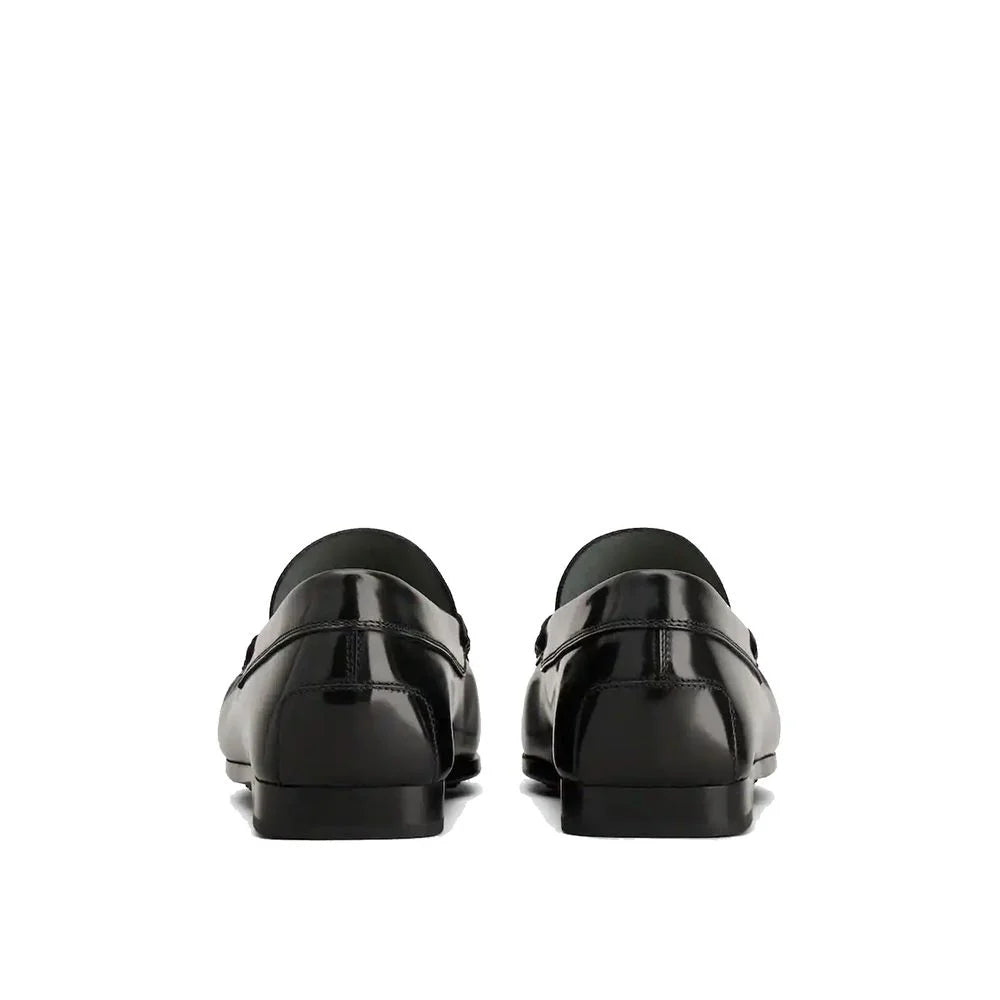 Tod’s Black Calfskin Slip-On Loafers - EU39.5/US6.5