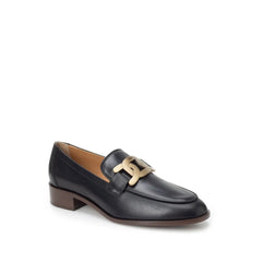 Tod’s Black Calfskin Slip-On Loafers - EU40/US10