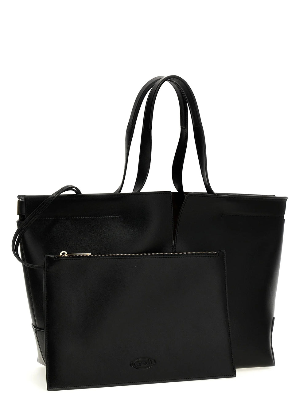 Tod’s Black Calfskin Tote Bag