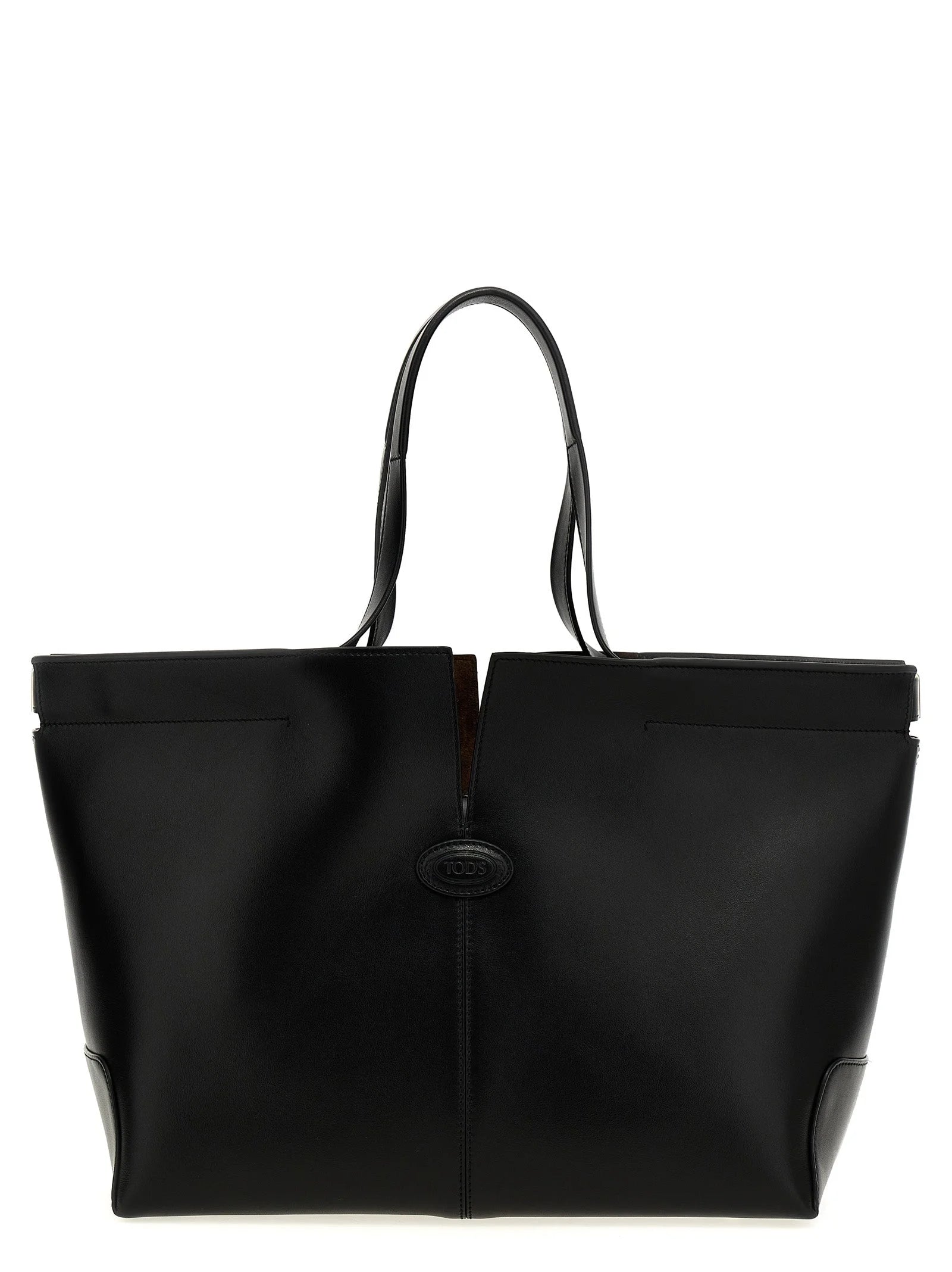 Tod’s Black Calfskin Tote Bag