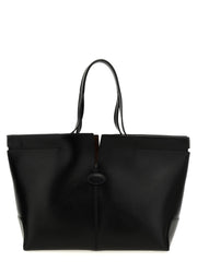 Tod’s Black Calfskin Tote Bag