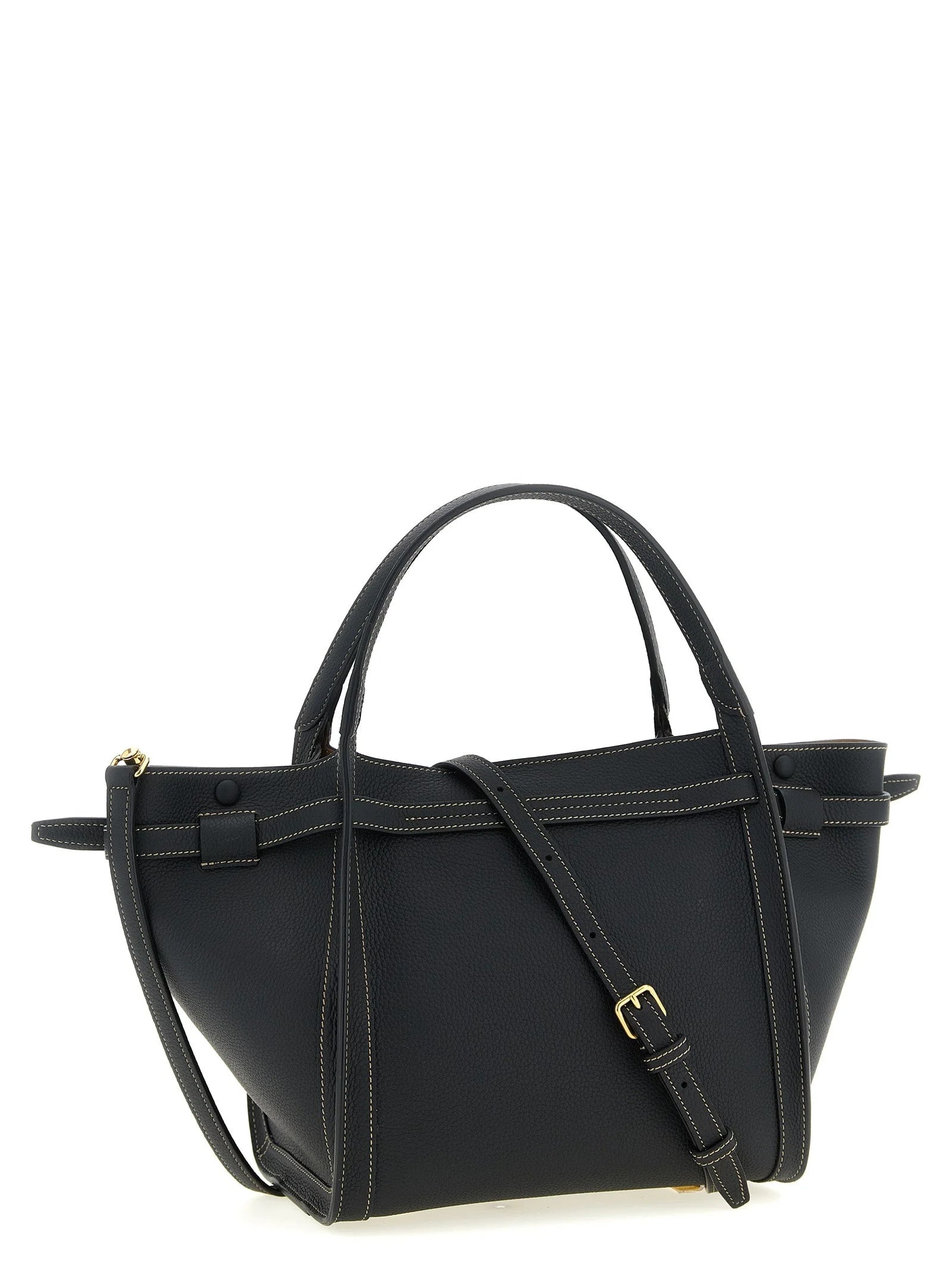 Tod’s Black Calfskin Tote Bag