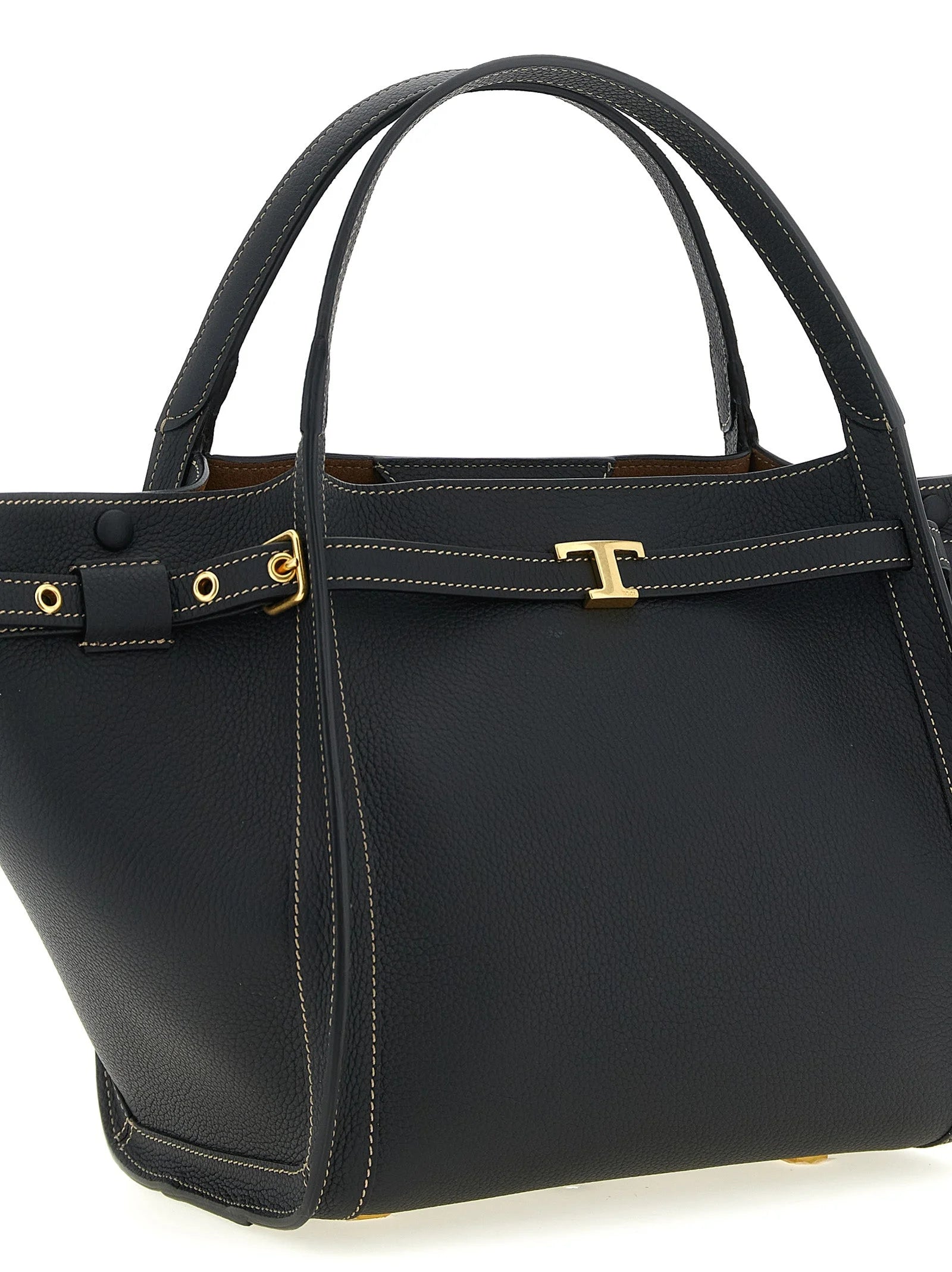 Tod’s Black Calfskin Tote Bag