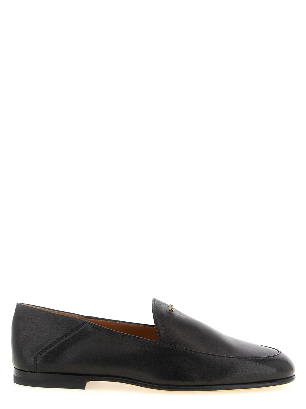 Tod’s Black Lamb Leather Slip-On Loafers - EU37/US7