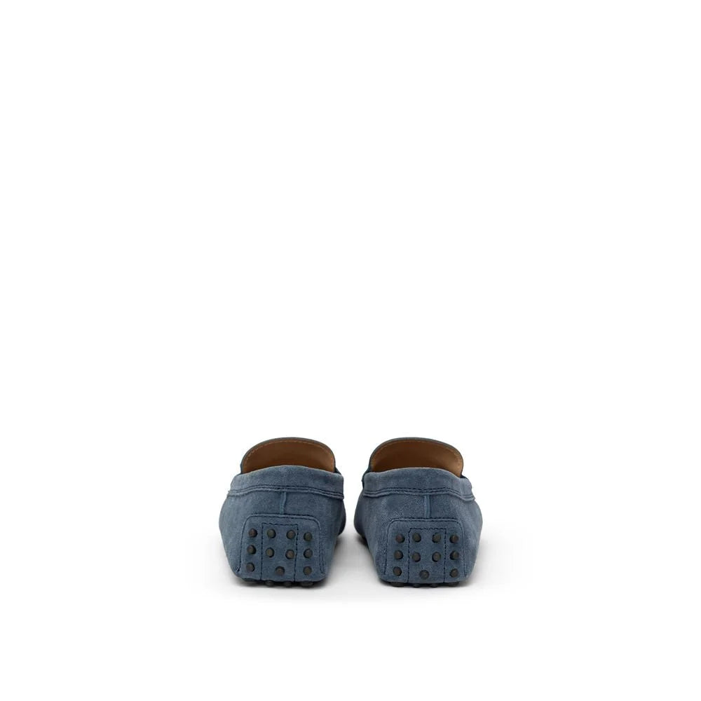 Tod’s Blue Suede Leather Moccassin - EU41/US8 - Flats