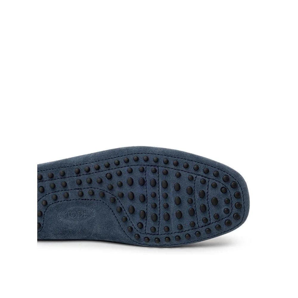 Tod’s Blue Suede Leather Moccassin - EU41/US8 - Flats