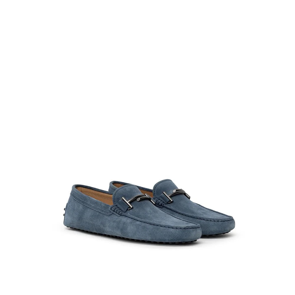 Tod’s Blue Suede Leather Moccassin - EU41/US8 - Flats