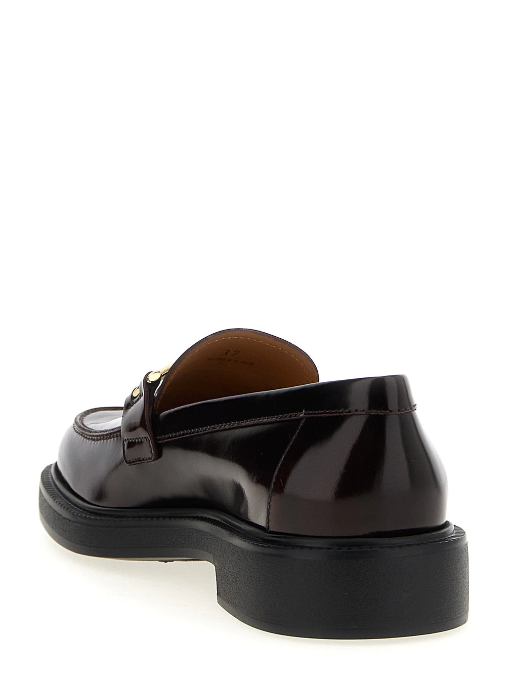 Tod’s Bordeaux Calfskin Slip-On Loafers