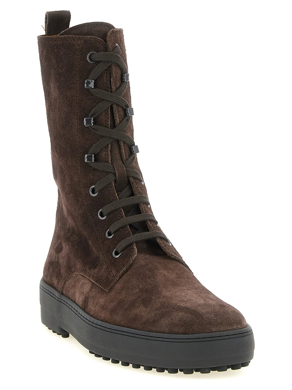 Tod’s Brown Calfskin Ankle Boots