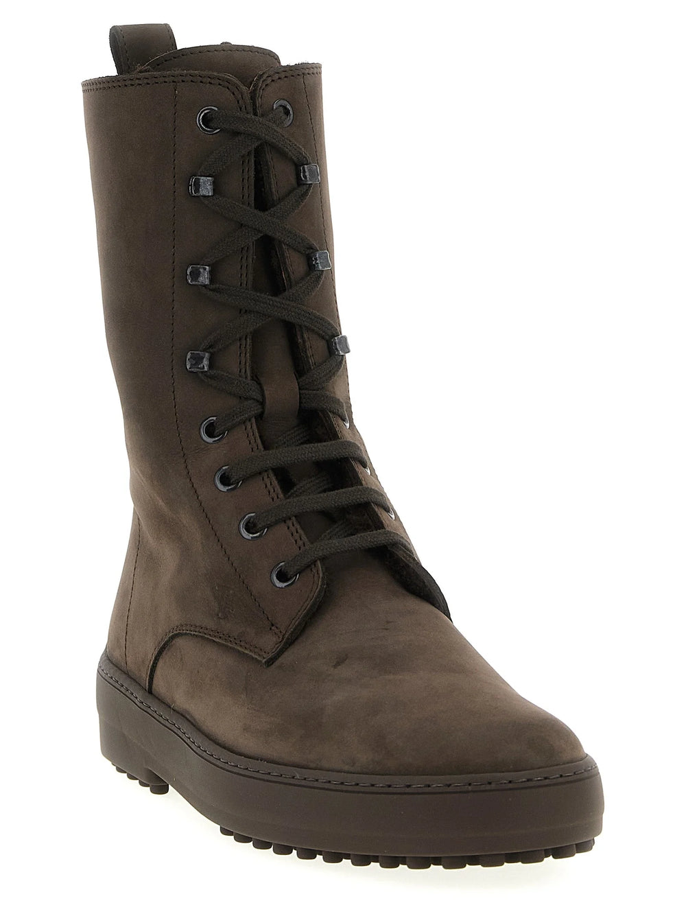 Tod’s Brown Calfskin Ankle Boots - EU37.5/US7.5