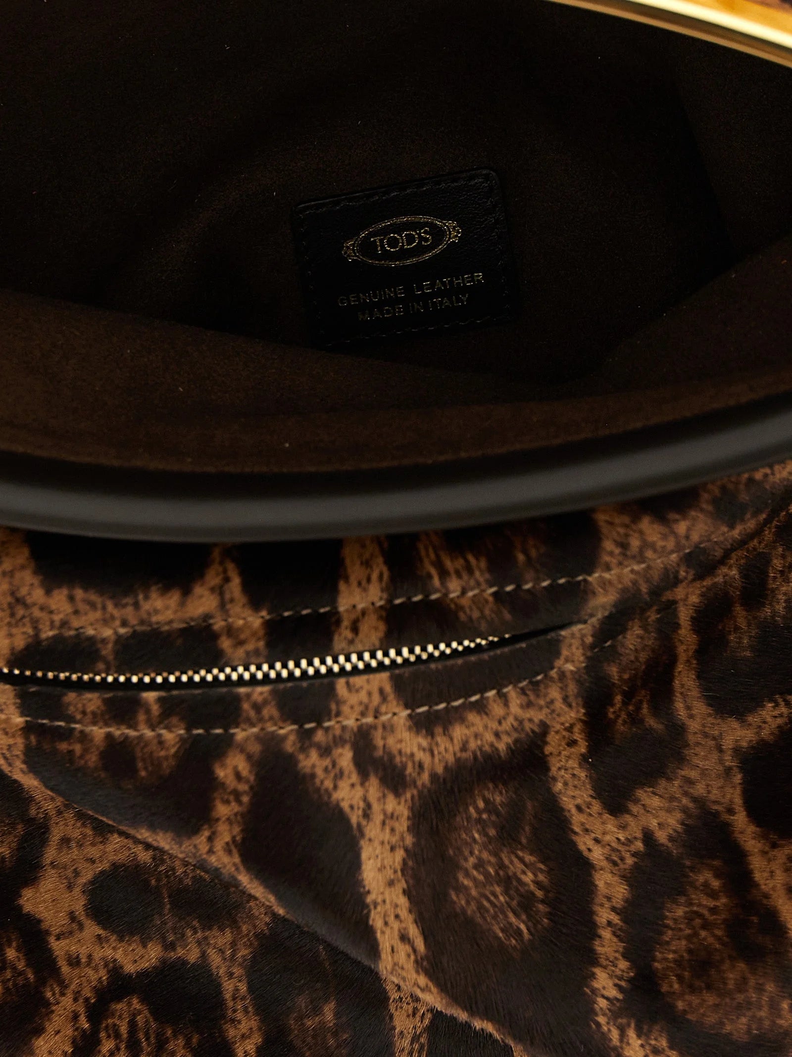 Tod’s Brown Calfskin Shoulder Bag
