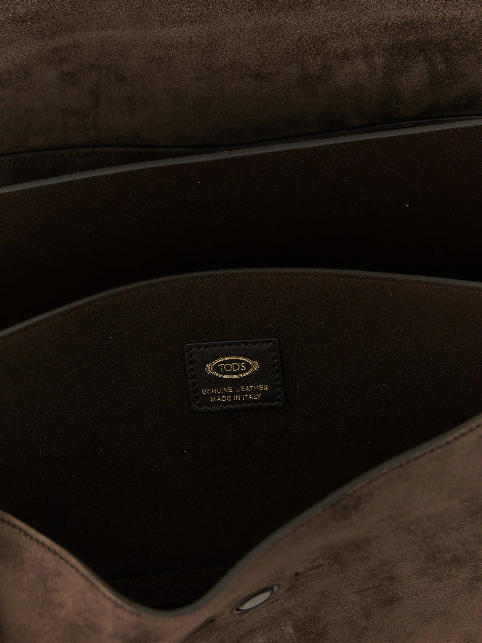 Tod’s Brown Calfskin Shoulder Bag