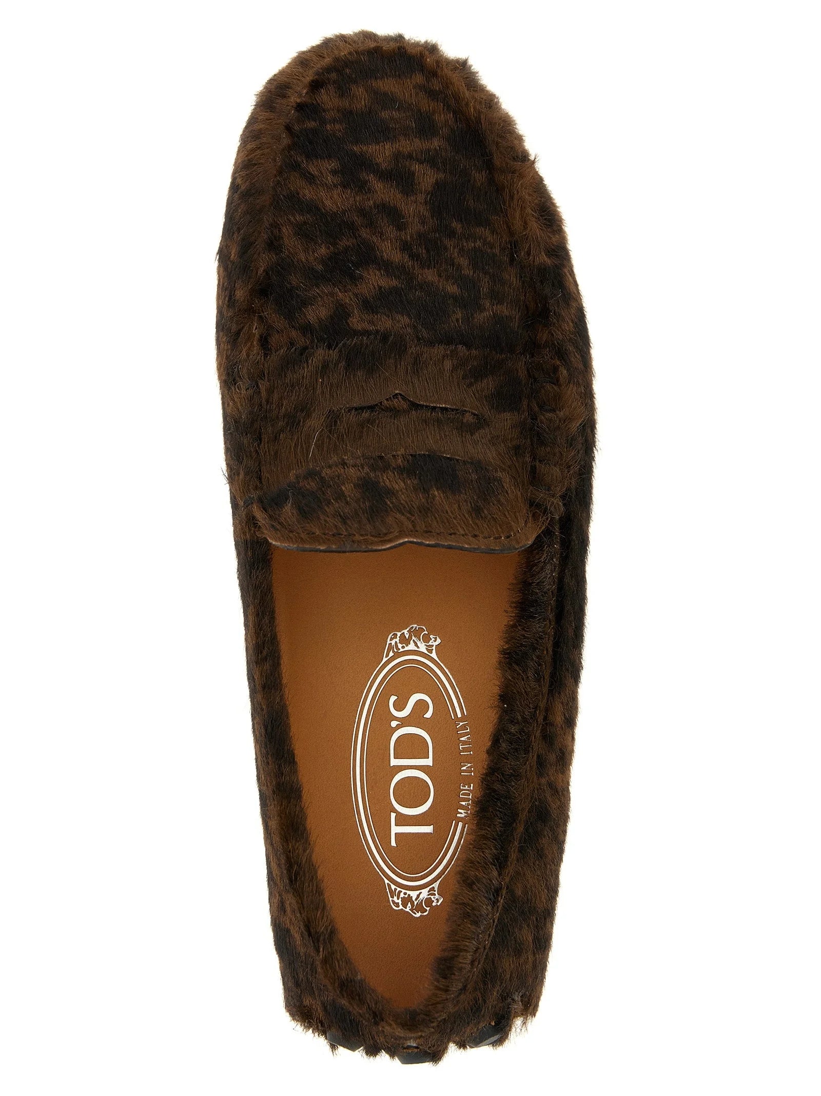 Tod’s Brown Calfskin Slip-On Loafers