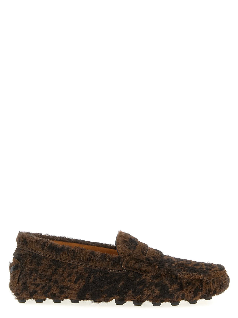 Tod’s Brown Calfskin Slip-On Loafers