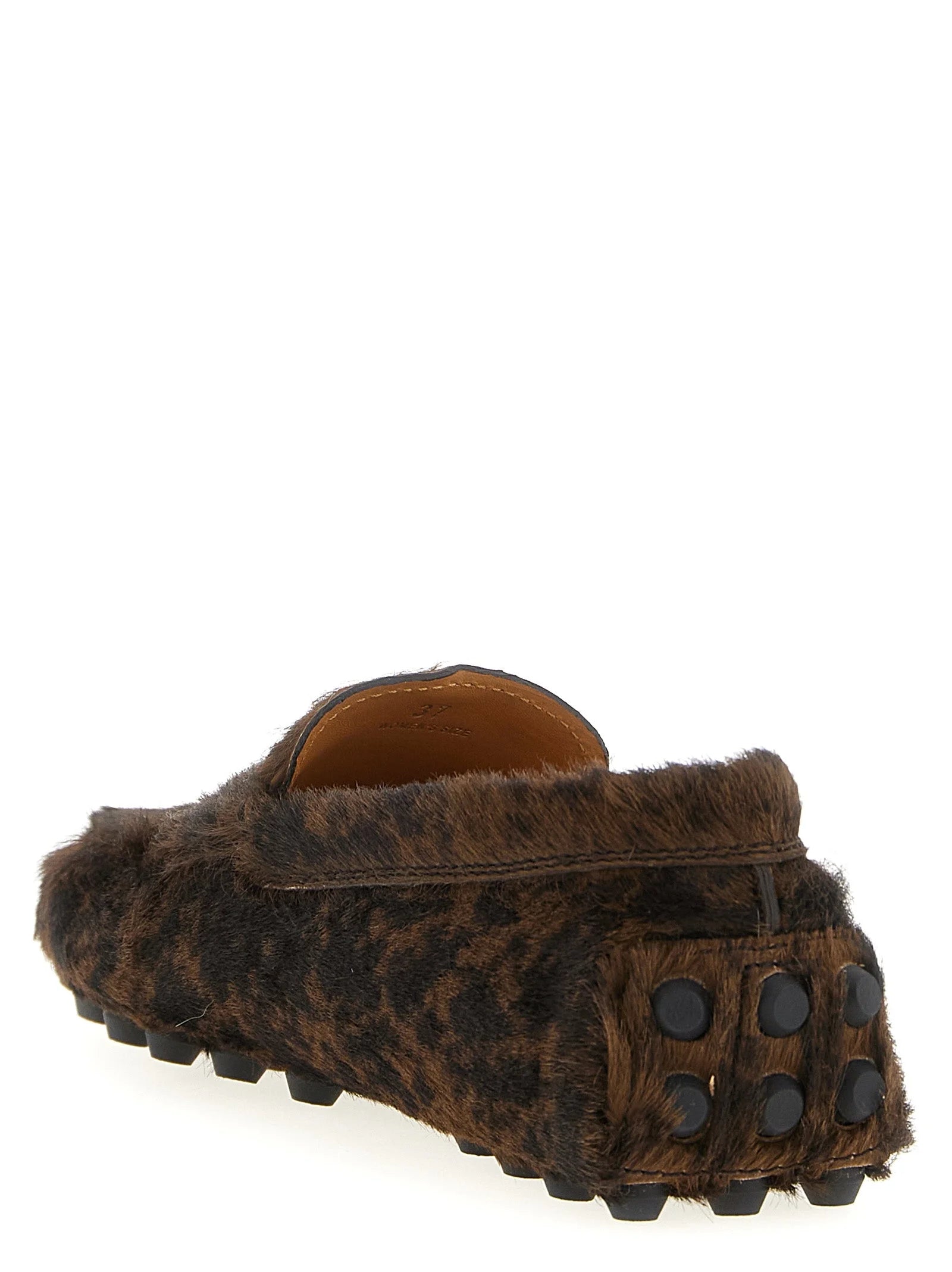 Tod’s Brown Calfskin Slip-On Loafers