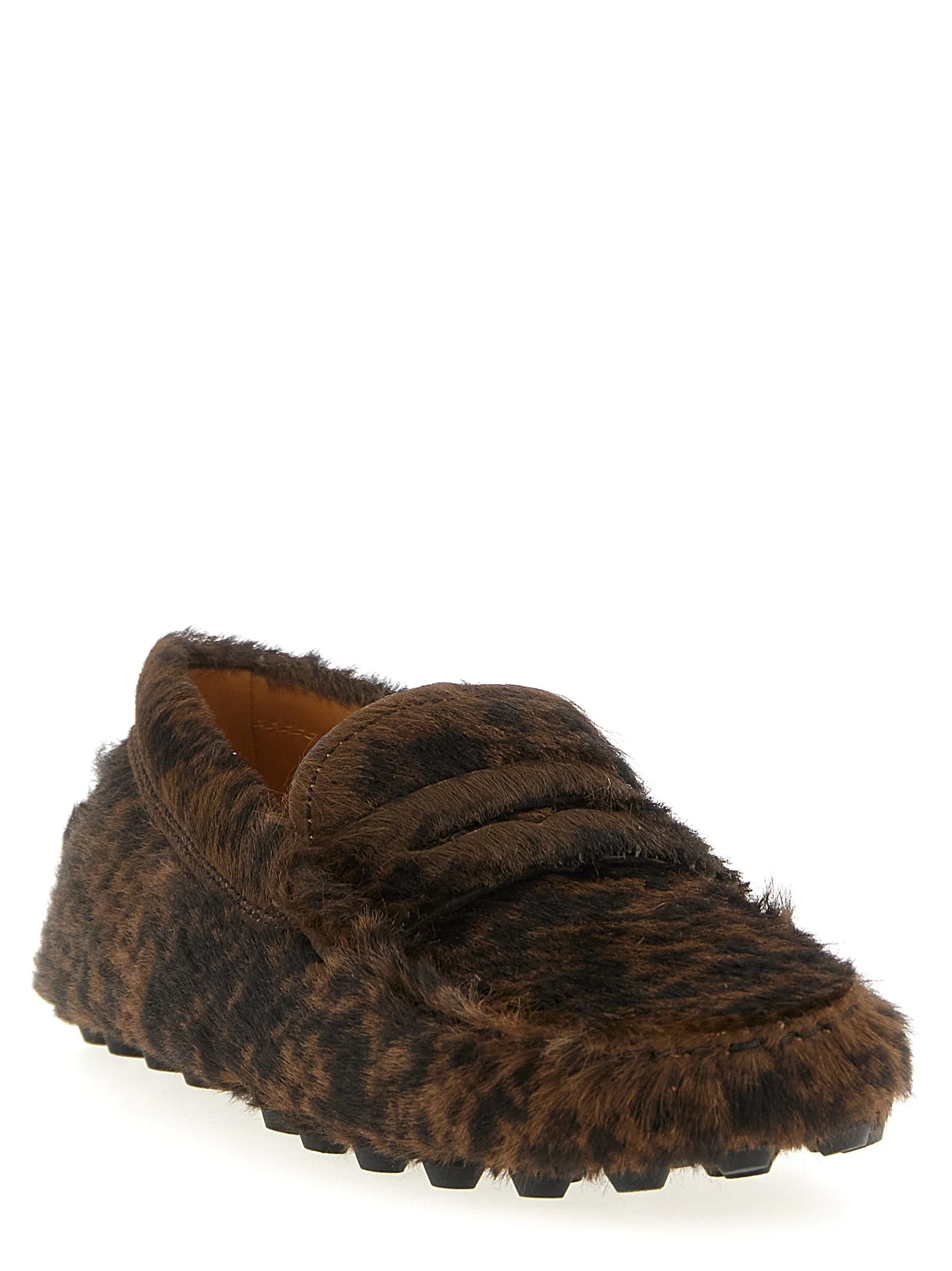 Tod’s Brown Calfskin Slip-On Loafers