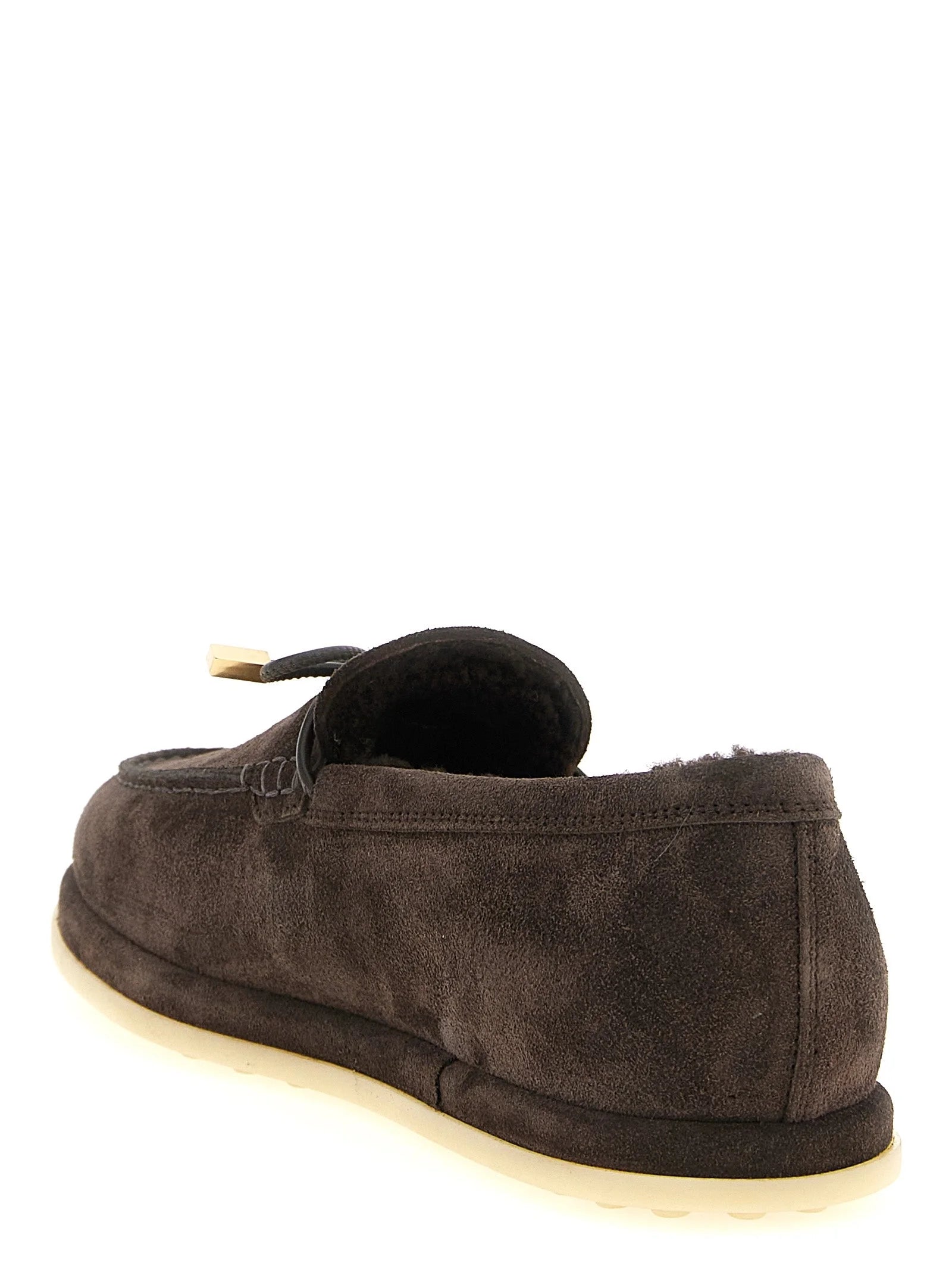Tod’s Brown Calfskin Slip-On Loafers - EU37/US7