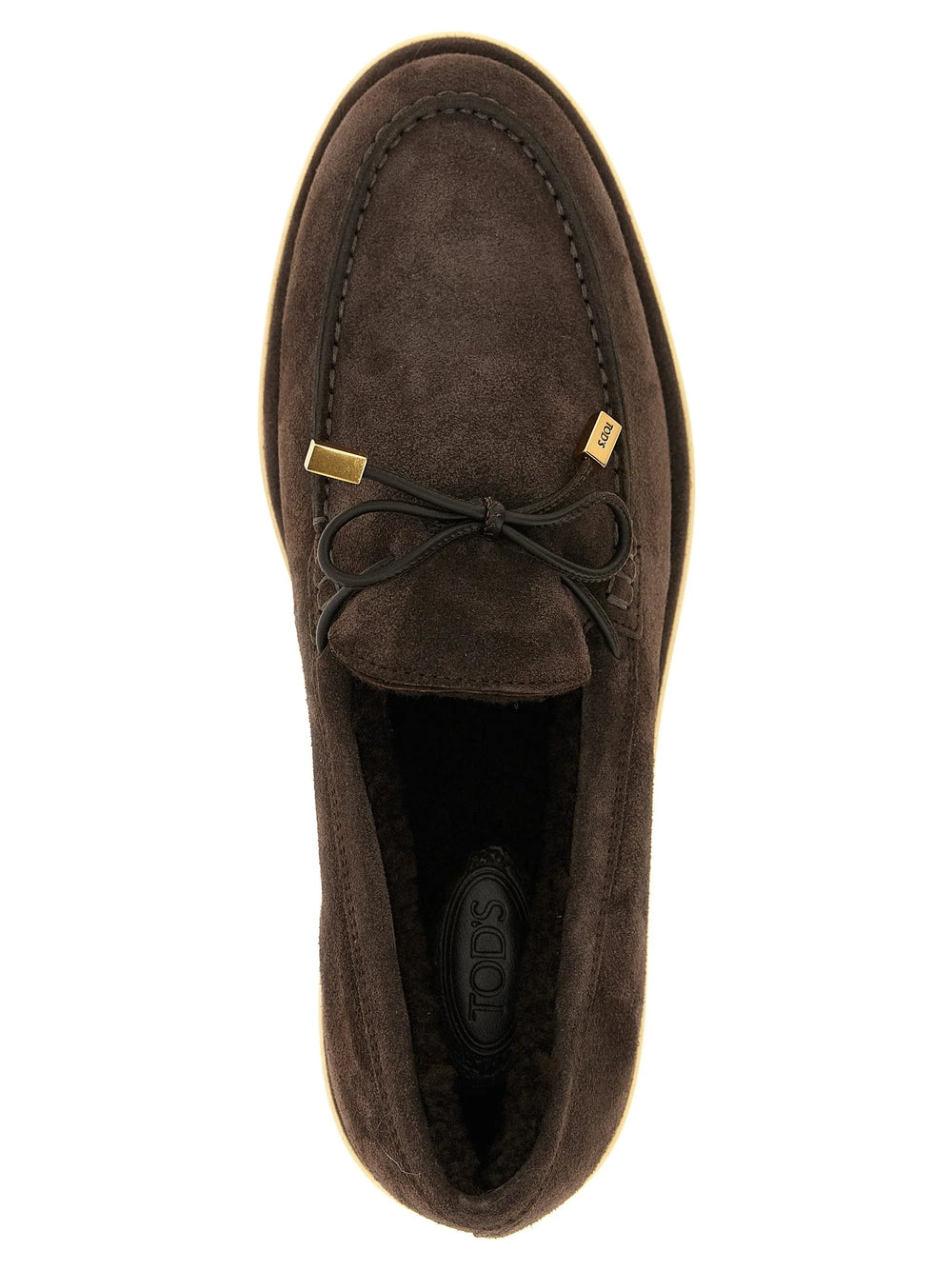 Tod’s Brown Calfskin Slip-On Loafers - EU37/US7