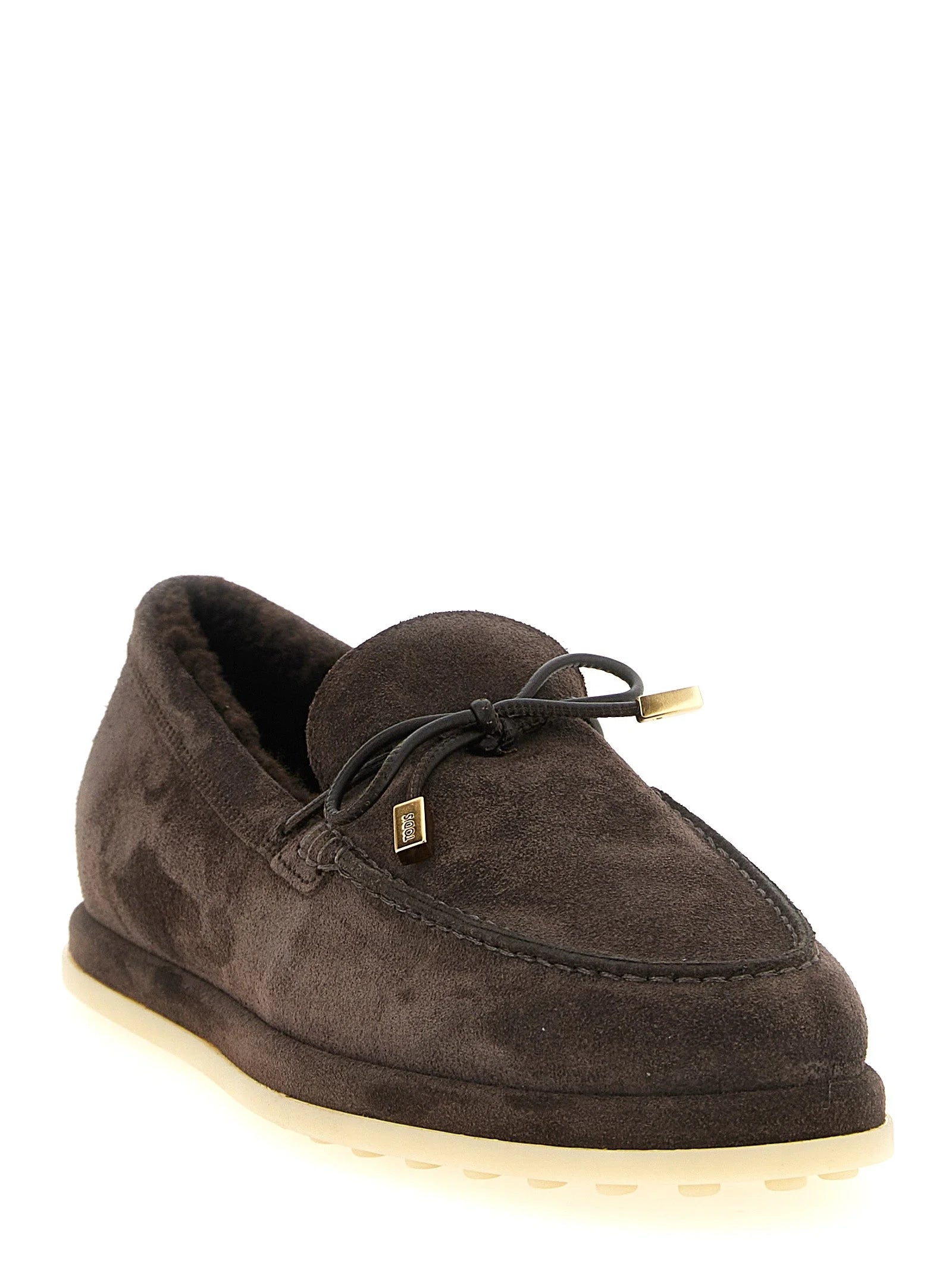 Tod’s Brown Calfskin Slip-On Loafers - EU37/US7
