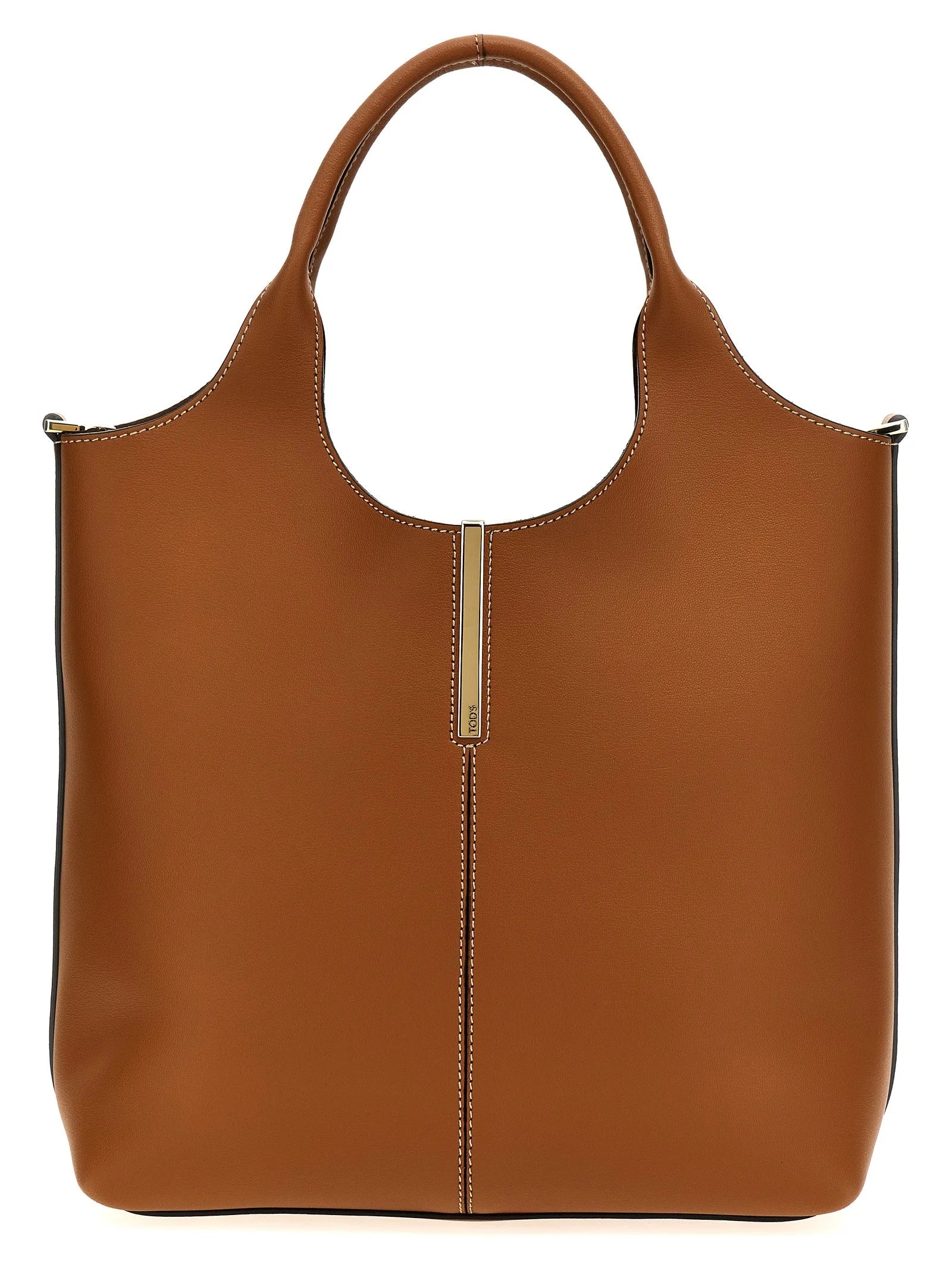 Tod’s Brown Calfskin Tote Bag