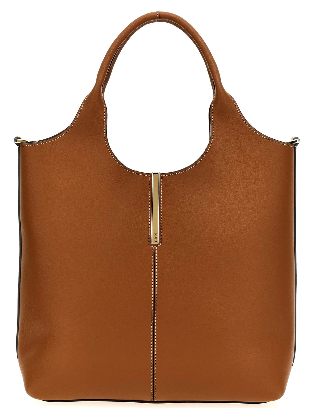 Tod’s Brown Calfskin Tote Bag