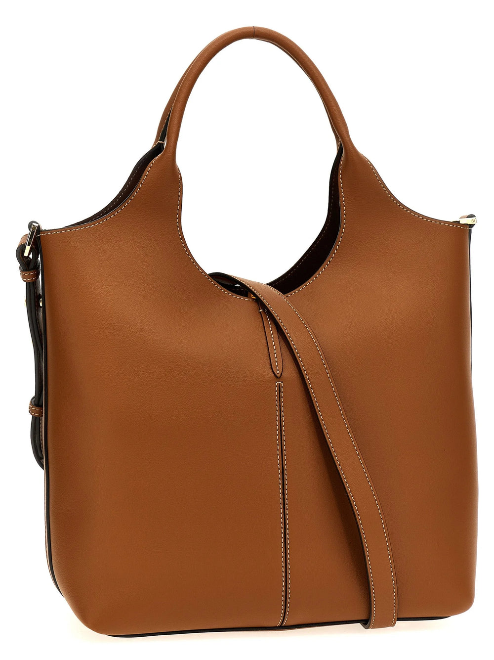 Tod’s Brown Calfskin Tote Bag