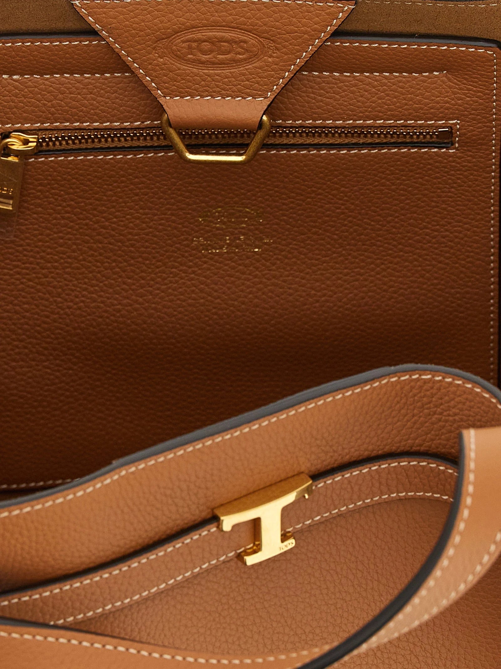 Tod’s Brown Calfskin Tote Bag