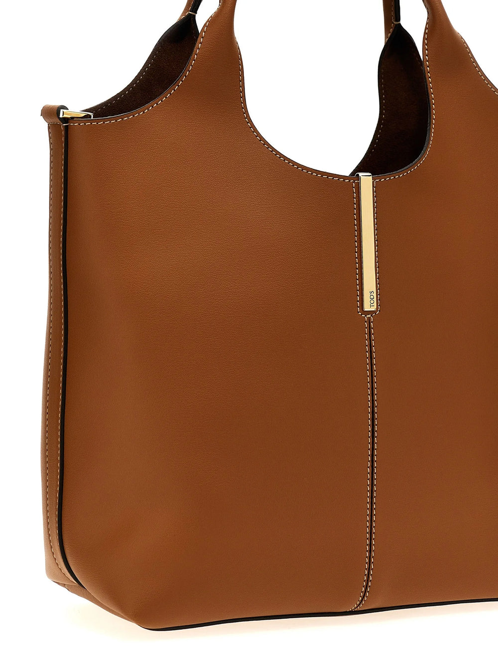 Tod’s Brown Calfskin Tote Bag