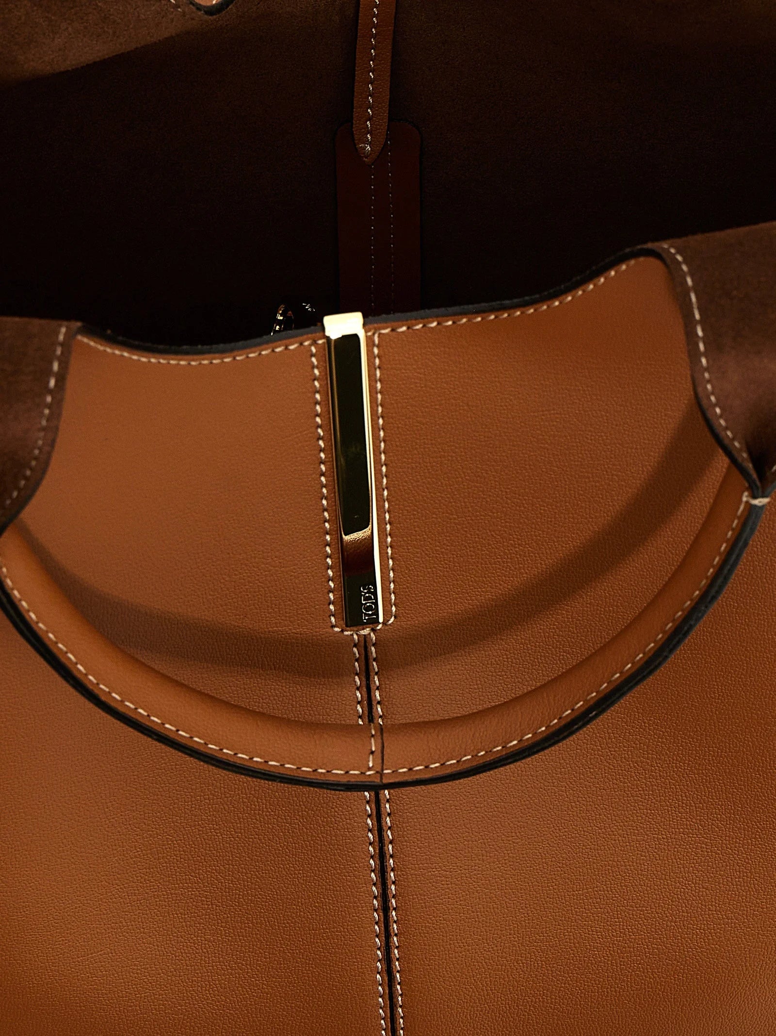 Tod’s Brown Calfskin Tote Bag