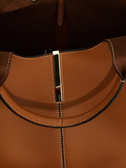 Tod’s Brown Calfskin Tote Bag