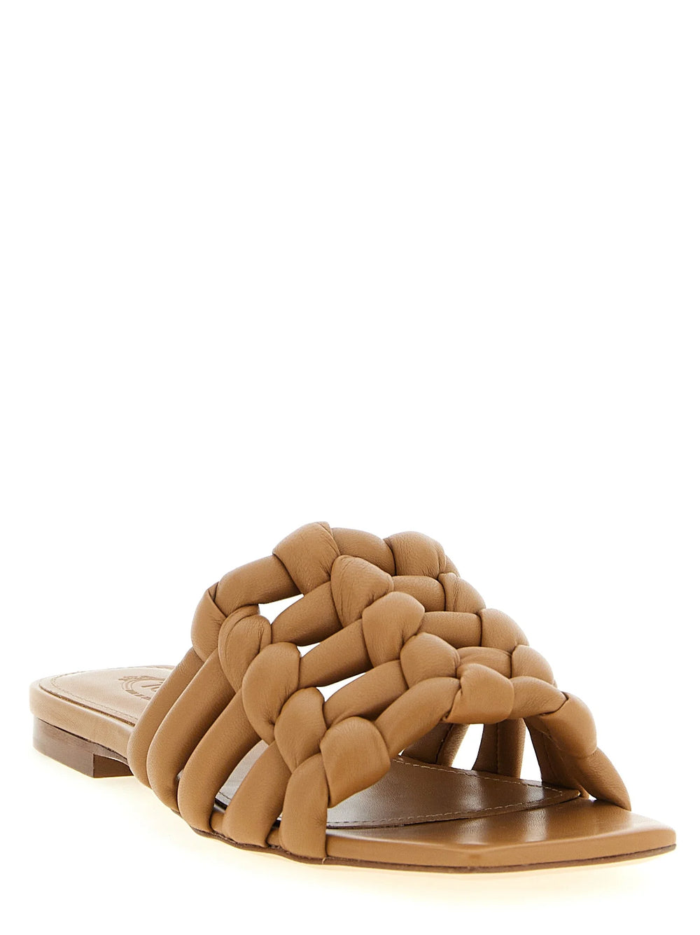 Tod’s Brown Lambskin Slides - EU37/US7