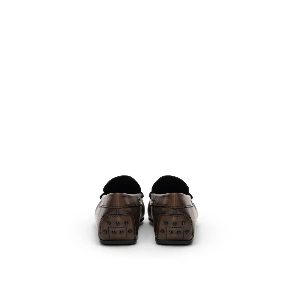 Tod’s Brown Leather Moccassin - 10.5 - Flats