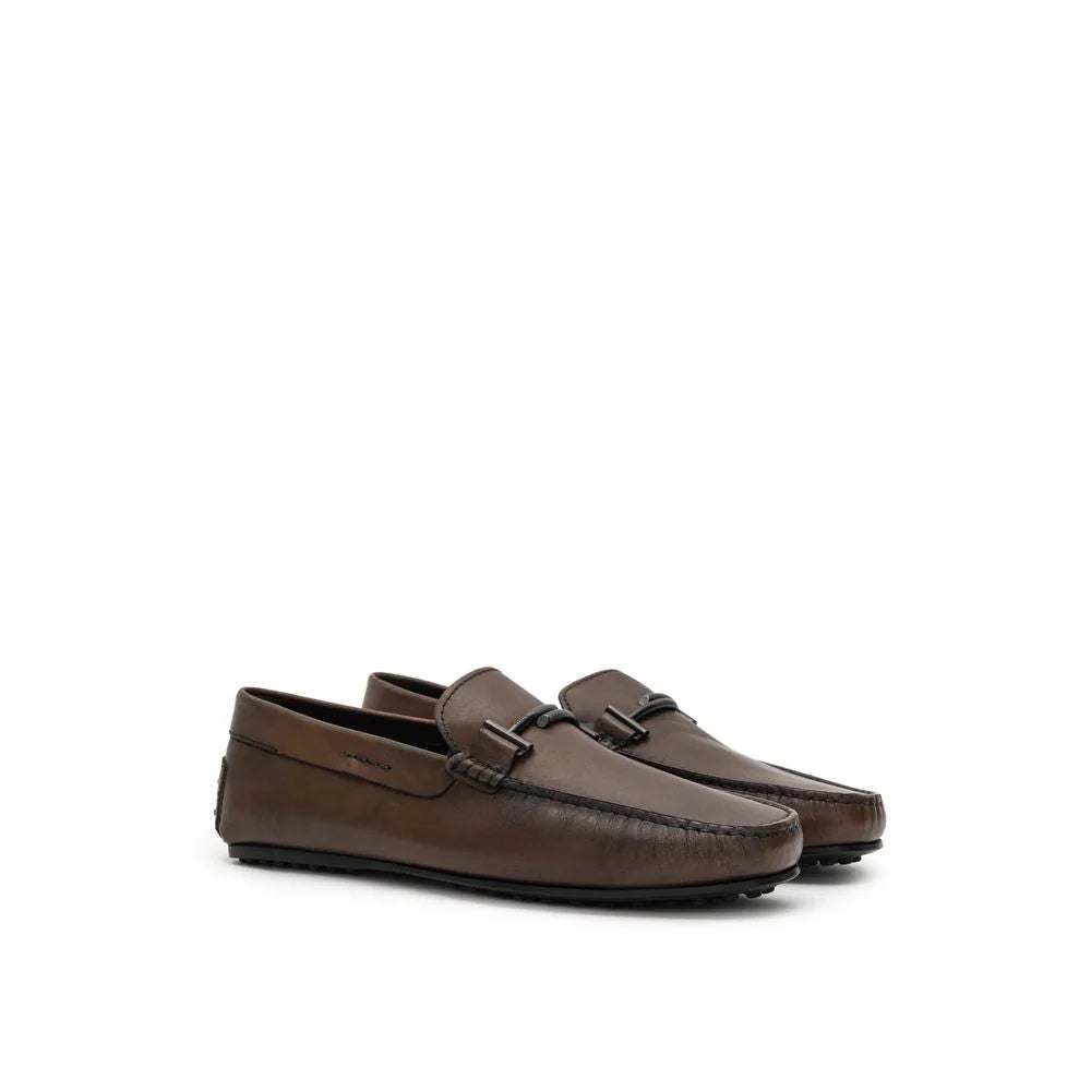 Tod’s Brown Leather Moccassin - 10.5 - Flats