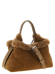 Tod’s Brown Merino Wool Handbag