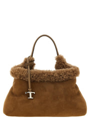 Tod’s Brown Merino Wool Handbag