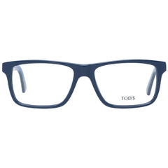 Tod’s Chic Blue Rectangular Men’s Eyewear - Eyeglasses