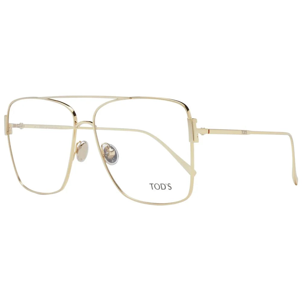 Tod’s Gold Women Glasses Frame - Eyeglasses