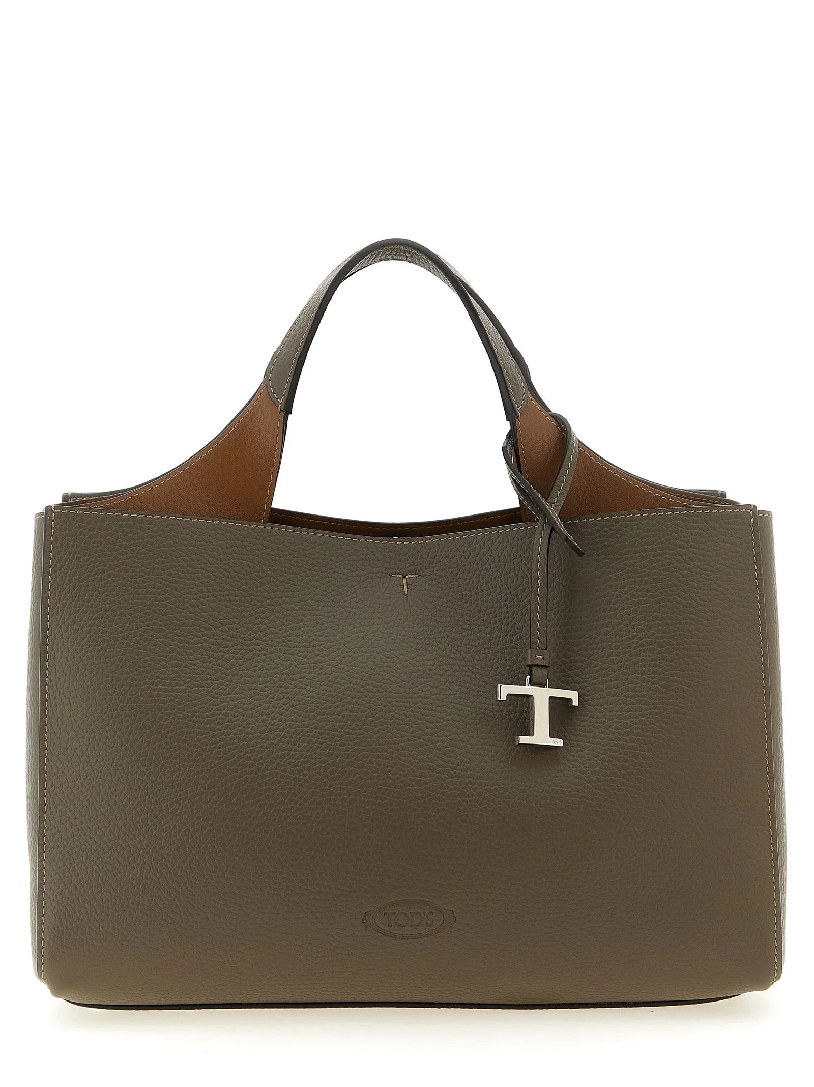 Tod’s Gray Calfskin Handbag