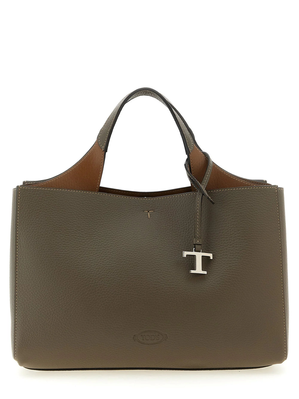 Tod’s Gray Calfskin Handbag