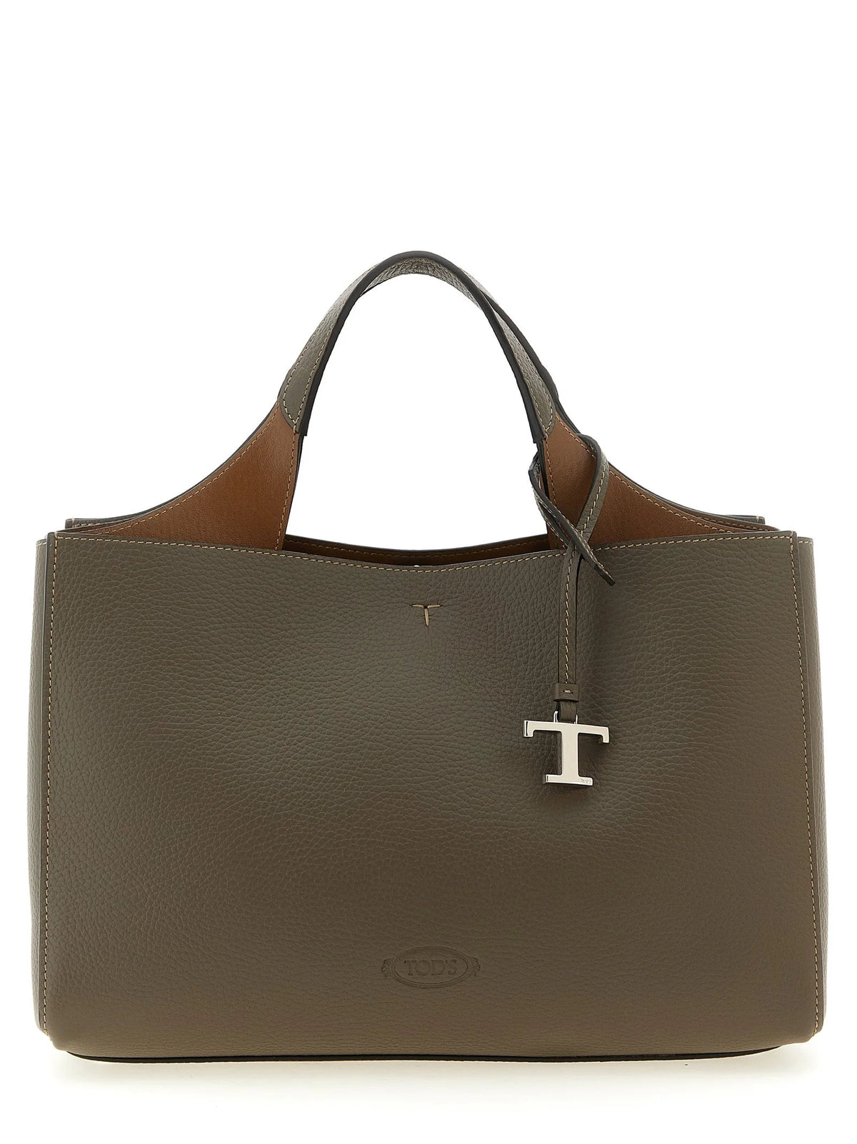 Tod’s Gray Calfskin Handbag