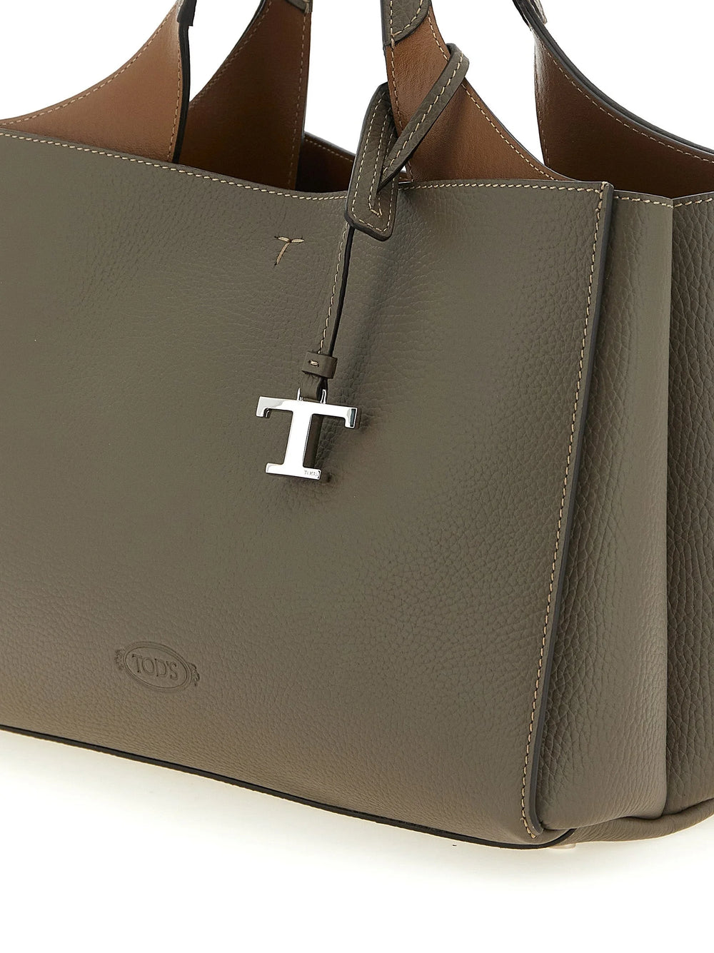Tod’s Gray Calfskin Handbag